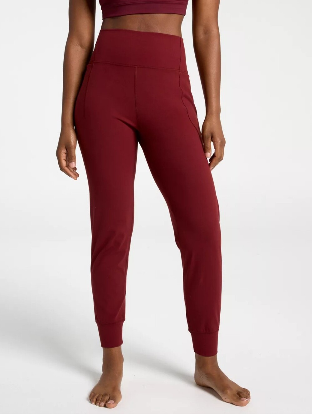 Calia Inspire High Rise Jogger Deep Merlot Size XXL NWT